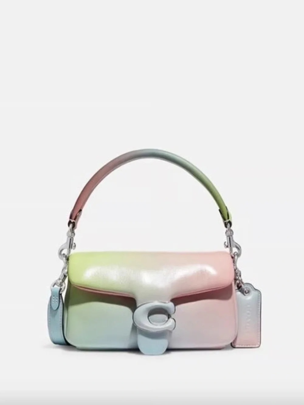 Coach Pastel Ombre Leather Shoulder Bag